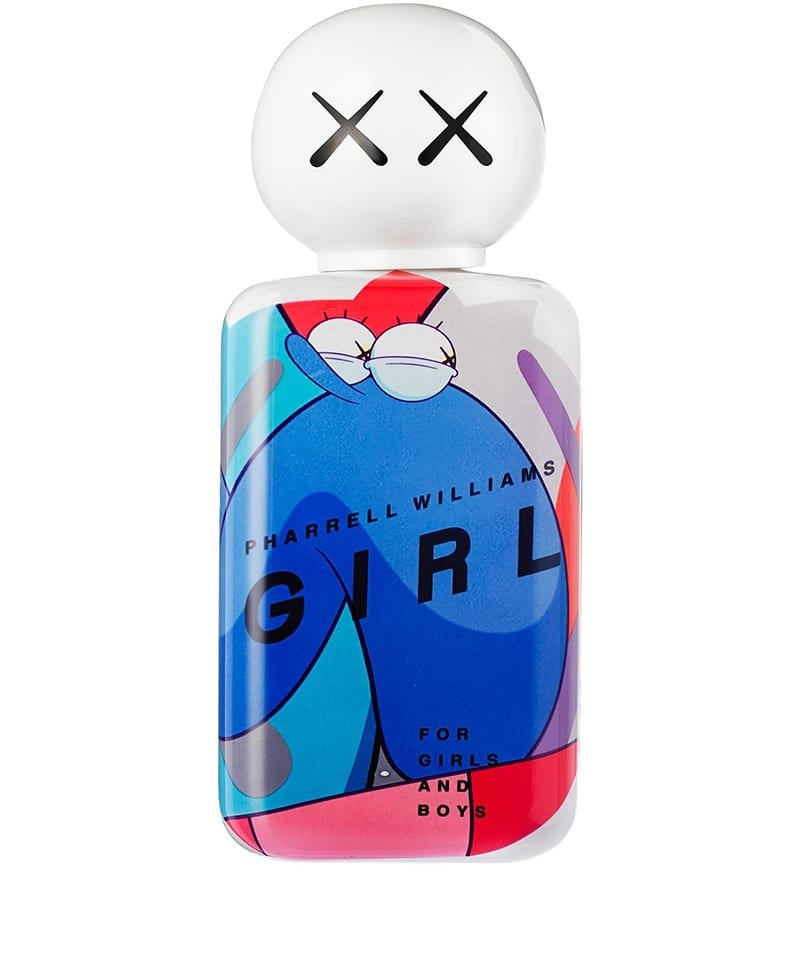 Kaws 也在做一名設(shè)計師。 例如，在這里，他與 Commes des Gar?ons x Pharrell Wiliams 系列合作設(shè)計了一款香水瓶。 ?Kaws 通過 Instagram